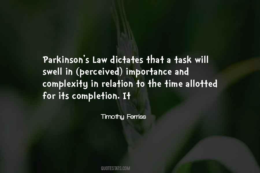 Parkinson S Quotes #1457614