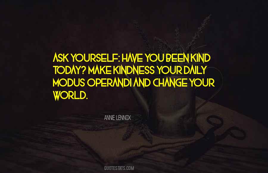 Quotes About Modus Operandi #1243818