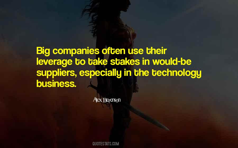 Quotes About Big Companies #1039656