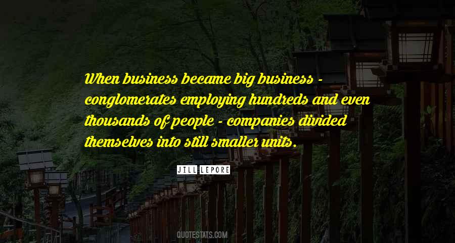 Quotes About Big Companies #135734