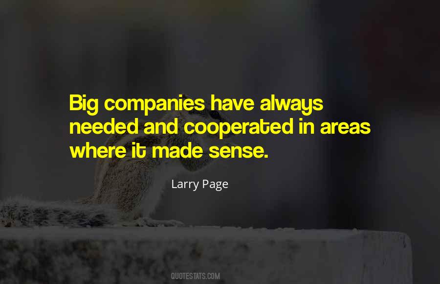 Quotes About Big Companies #1608252