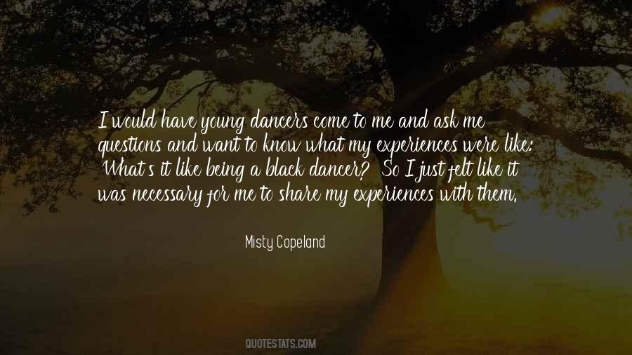 Quotes About Young Dancers #1607970
