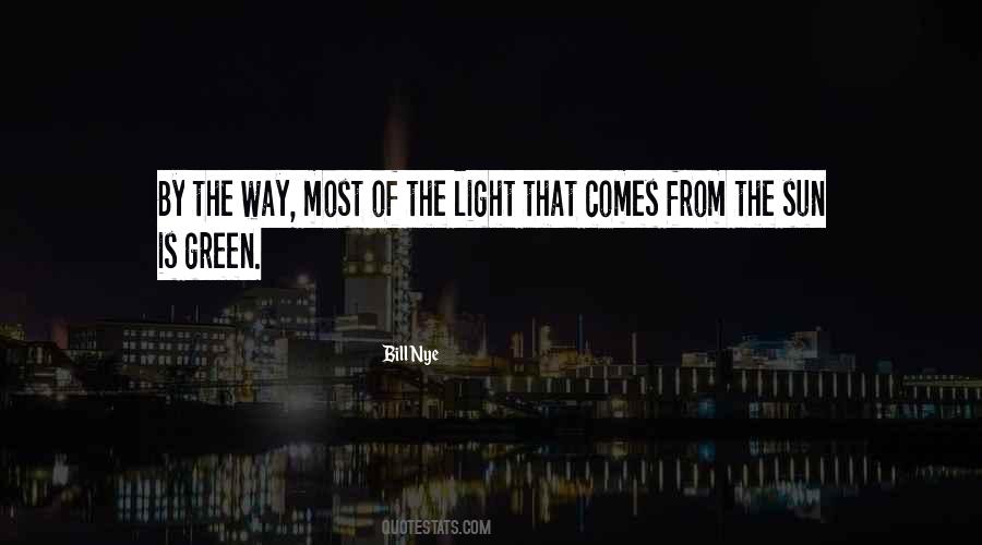 Green Light On Quotes #295965
