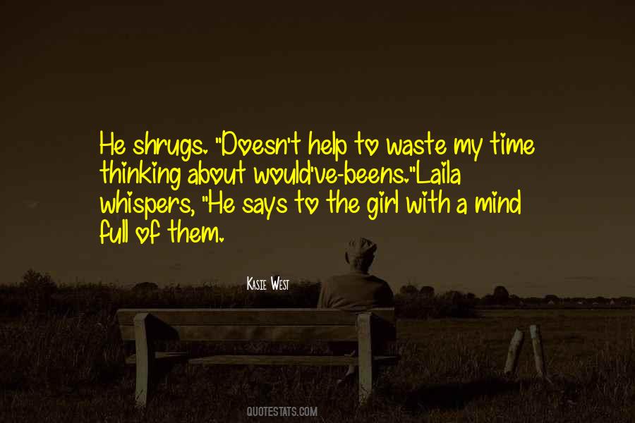 Quotes About Thinking Of A Girl #1007824