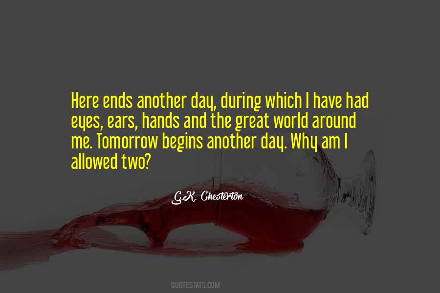 Quotes About Another Day Tomorrow #161900
