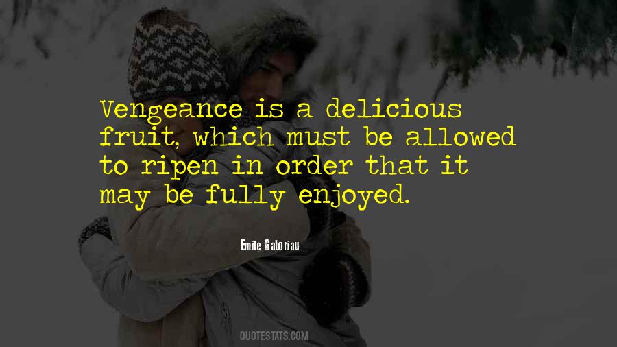 Quotes About Vengeance #1240823