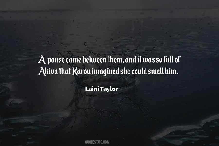 Akiva X Karou Quotes #37907
