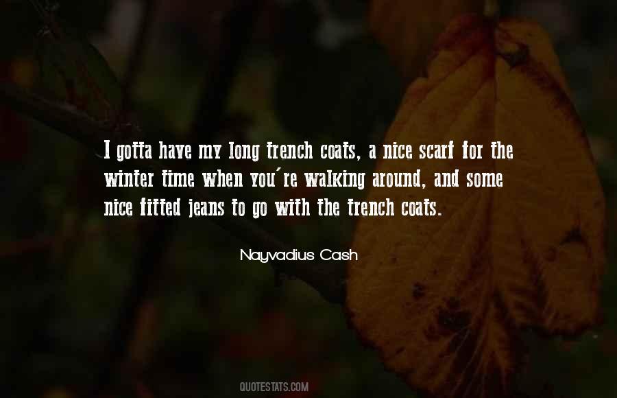 Quotes About Trench Coats #1629262