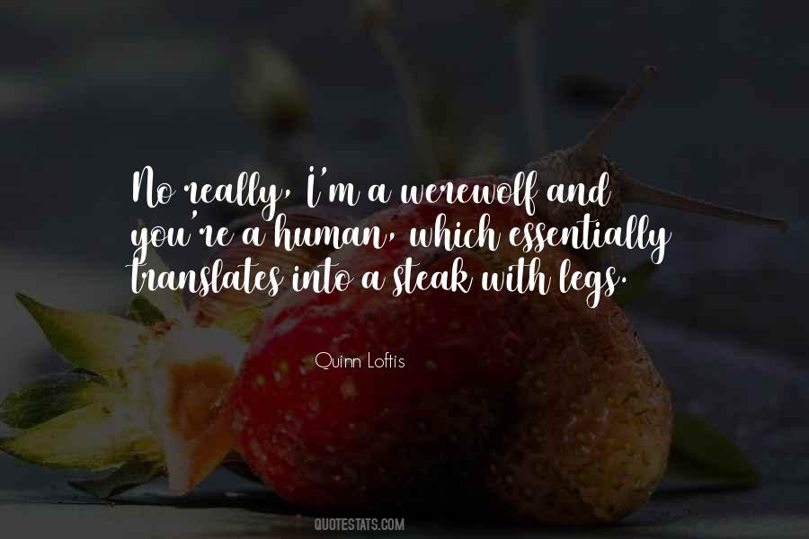 Quotes About Werewolf #1328799