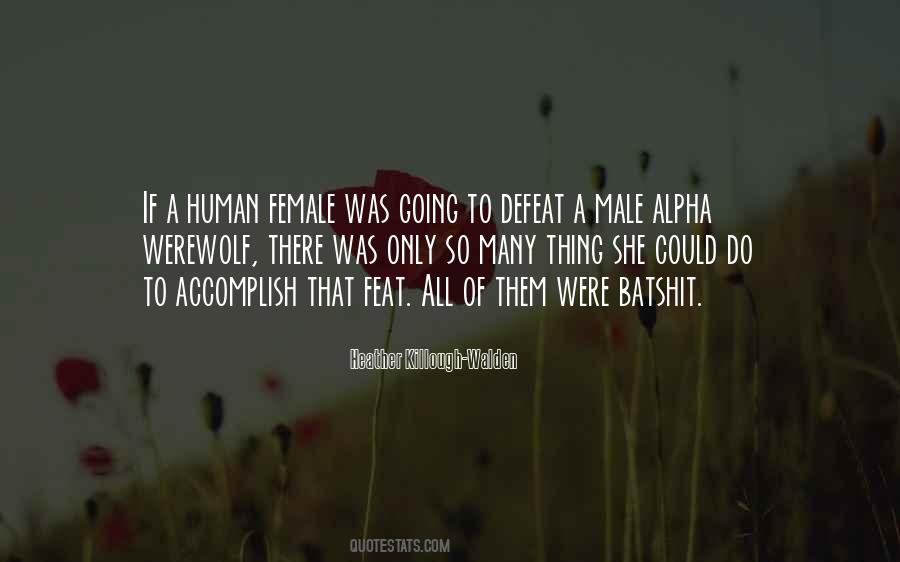 Quotes About Werewolf #1704975