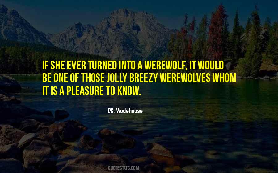 Quotes About Werewolf #866660