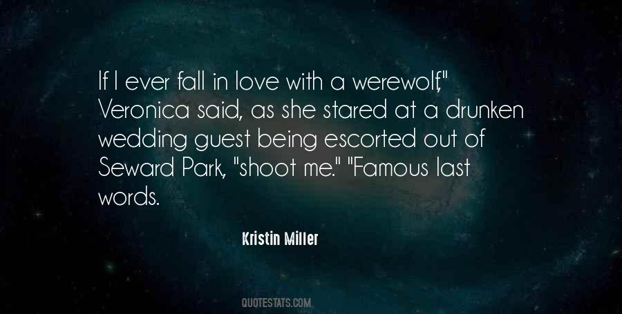 Quotes About Werewolf #872039