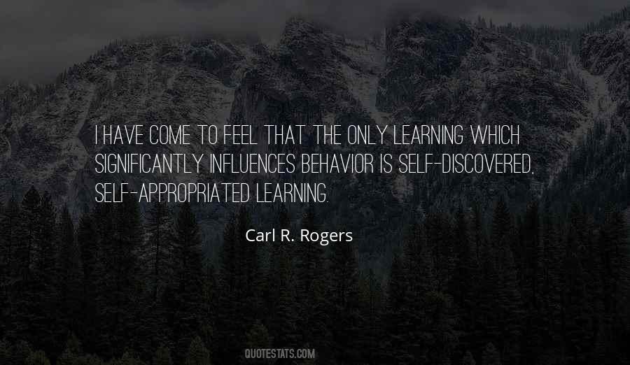 Quotes About Behavior And Learning #23208