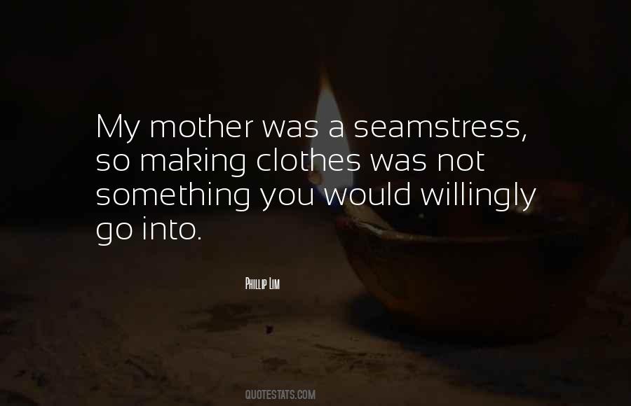 Quotes About Seamstress #1748216
