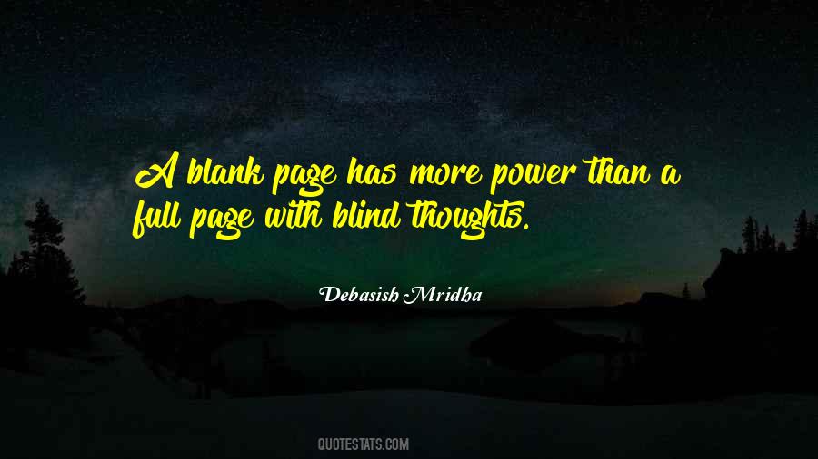 Quotes About Blank Page #409440