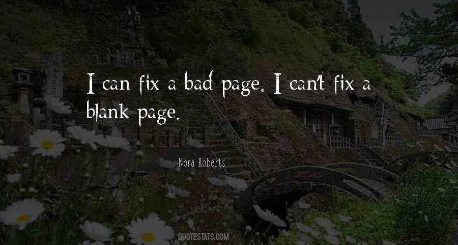 Quotes About Blank Page #669715