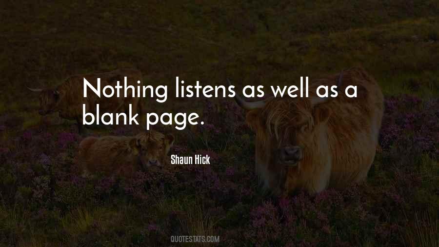 Quotes About Blank Page #882539