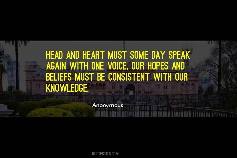 Quotes About Head And Heart #1799099