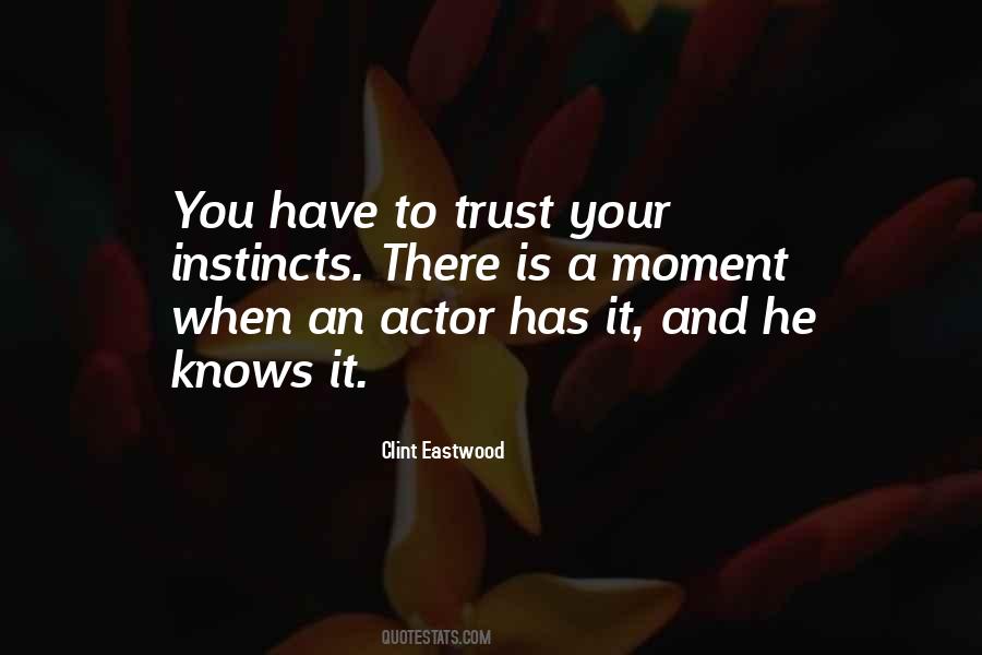 Quotes About Trust Your Instincts #344133