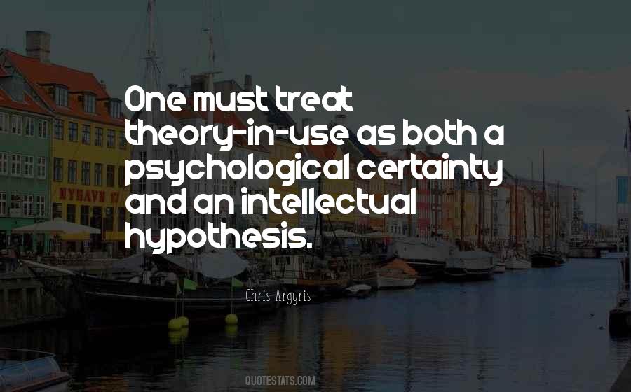 Quotes About Hypothesis #1106558