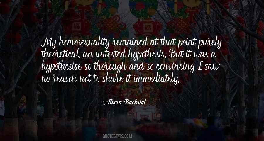 Quotes About Hypothesis #1304792