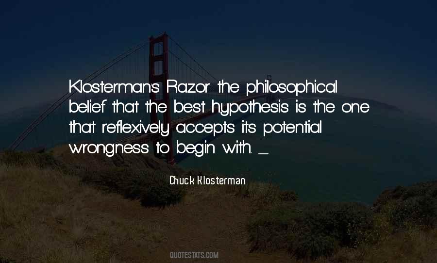 Quotes About Hypothesis #1321362