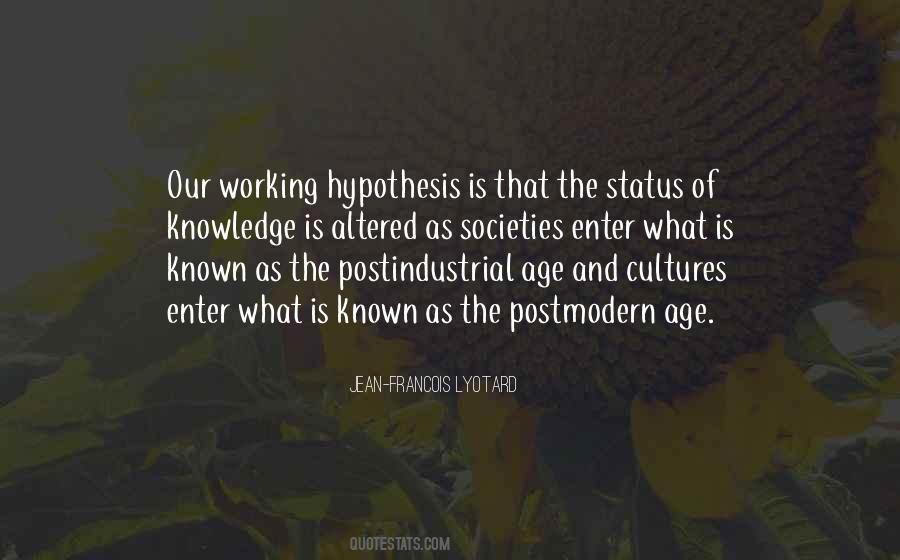 Quotes About Hypothesis #1327732