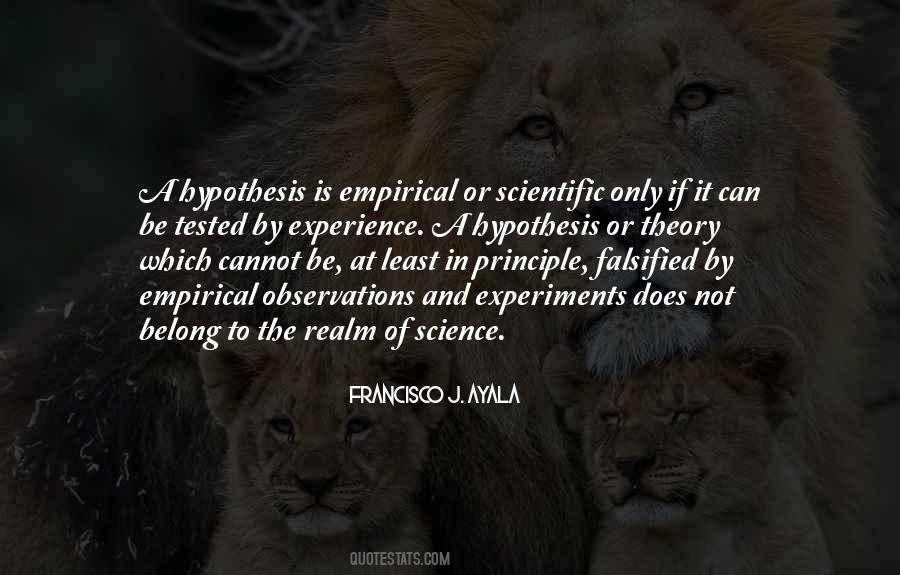 Quotes About Hypothesis #1331478