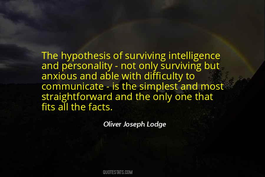 Quotes About Hypothesis #1395787