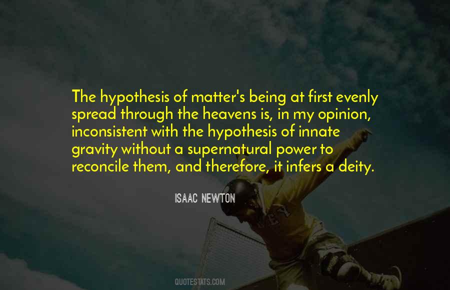 Quotes About Hypothesis #1827963