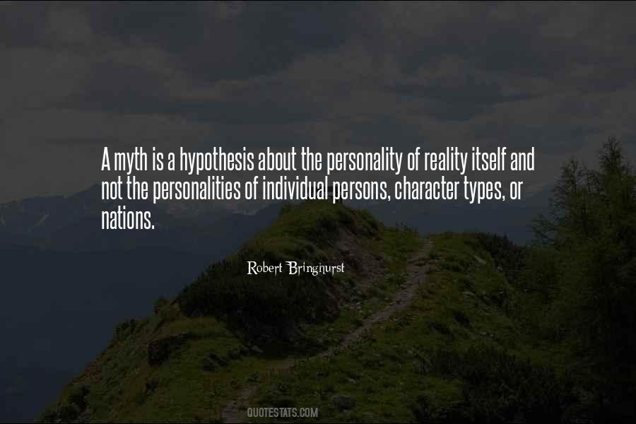 Quotes About Hypothesis #938614