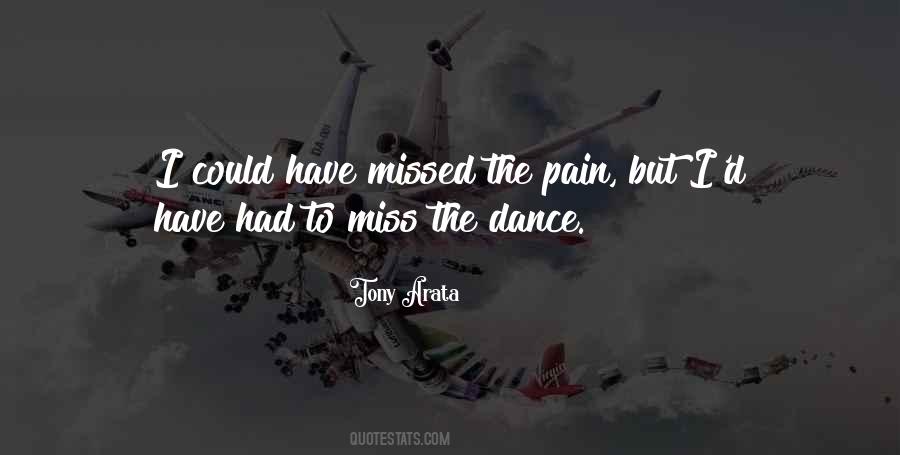 Dance Pain Quotes #290694