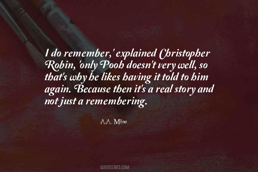 Pooh And Christopher Robin Quotes #1212588