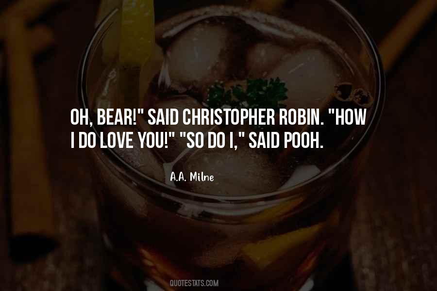 Pooh And Christopher Robin Quotes #430372