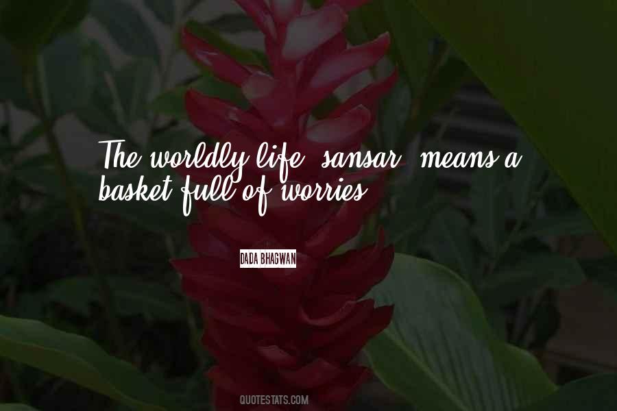 Life Worries Quotes #270939