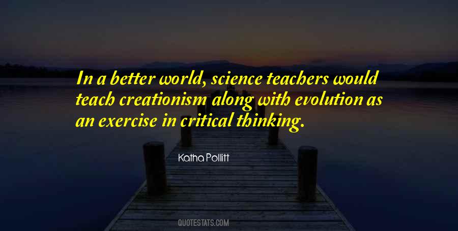 Evolution And Creationism Quotes #1424450
