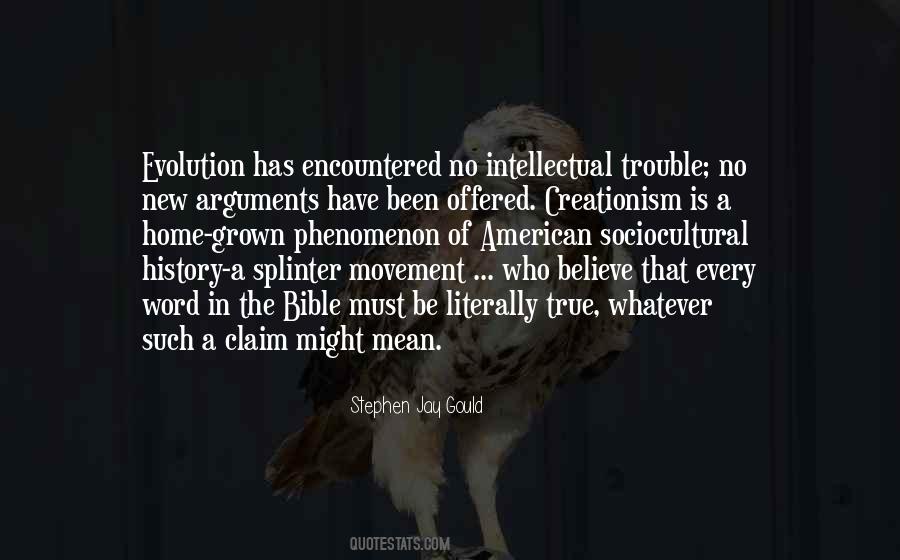 Evolution And Creationism Quotes #523231