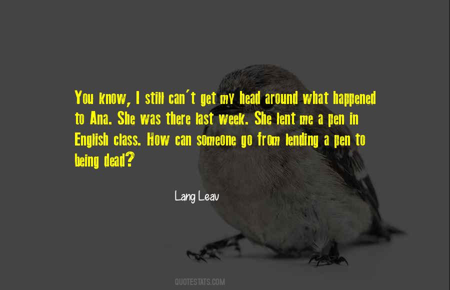 Quotes About Last Class #1287842