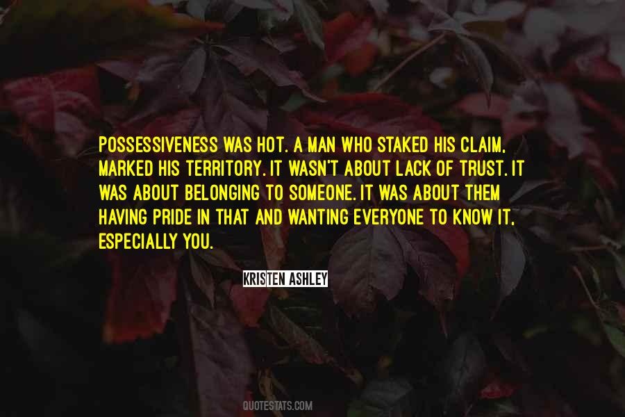 Quotes About Possessiveness #141428