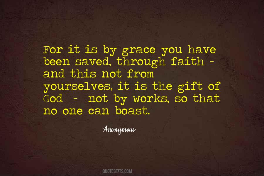 Quotes About Saved By Grace #1119434