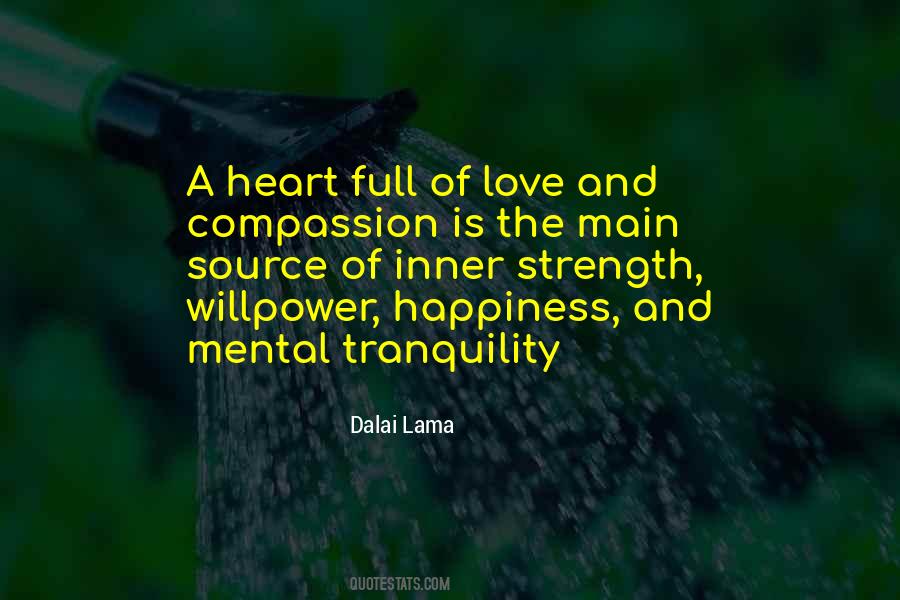 Quotes About Tranquility And Love #1785591