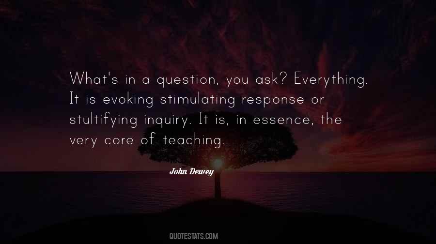 A Question Quotes #1749011