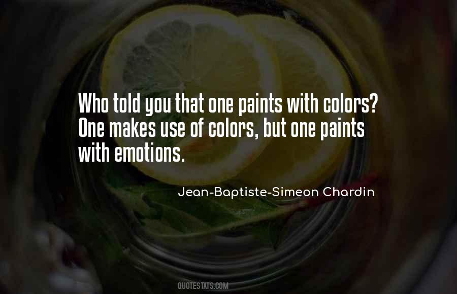Quotes About Paints #1693502