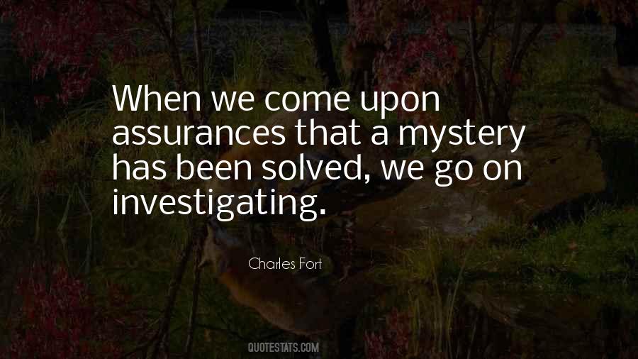 Quotes About Investigating #1275163