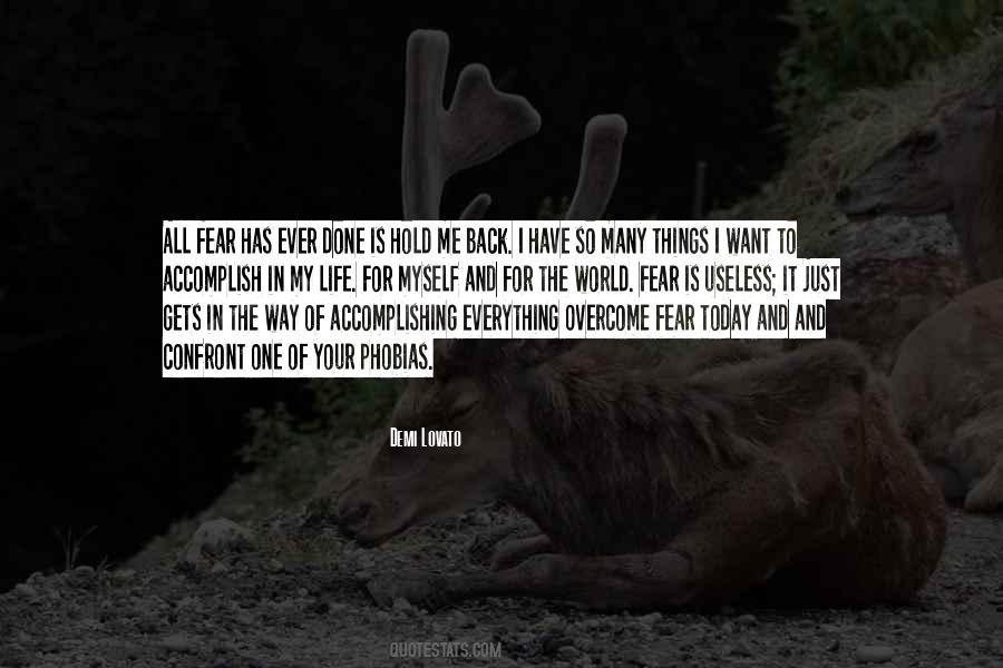 How To Overcome Fear Quotes #120464