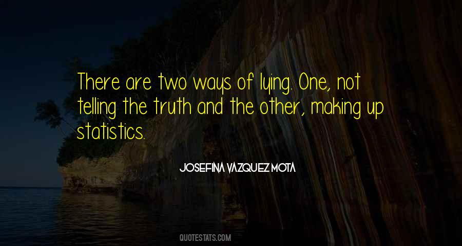 Quotes About Not Telling The Truth #1098379