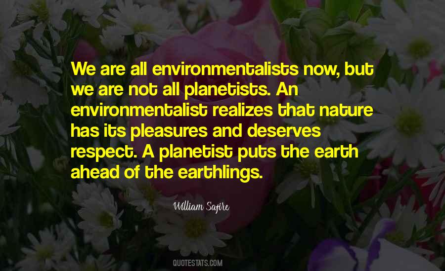 Quotes About Environmentalist #33145