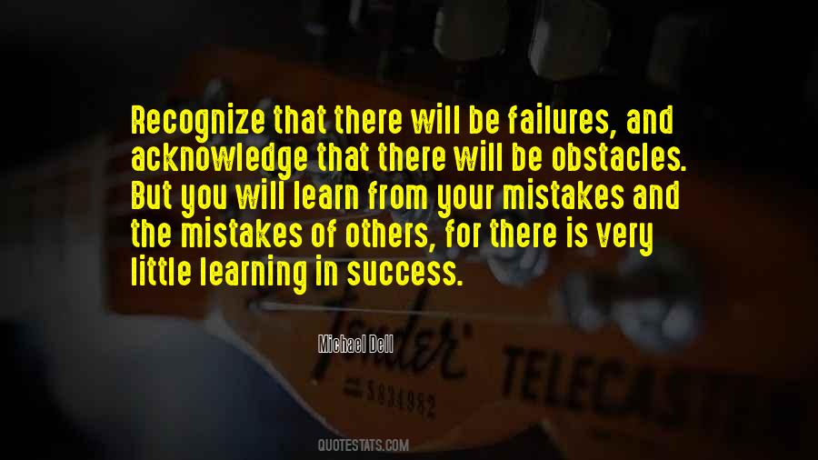 Quotes About Learning From Your Mistakes #351574