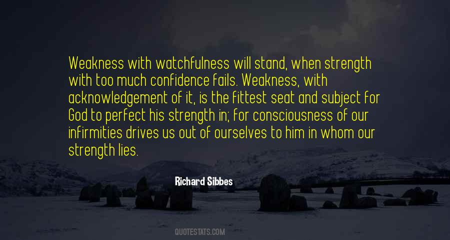 Quotes About Weakness And God #929742