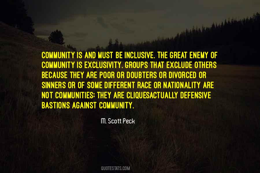Quotes About Different Communities #406622